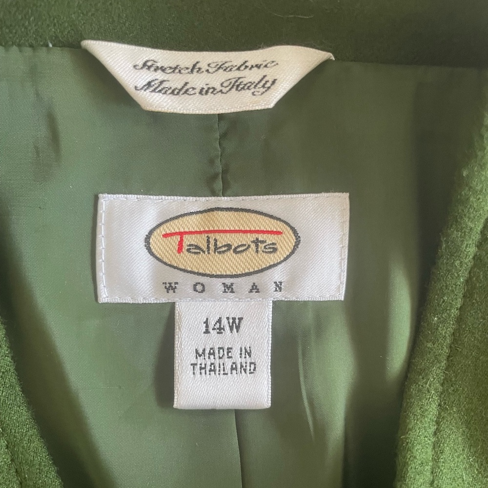 Talbots Olive Utility Jacket - Picture 10 of 13